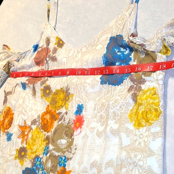 entro Cold-Shoulder Dress with Lace Sleeves Size Large - Picture 6 of 8